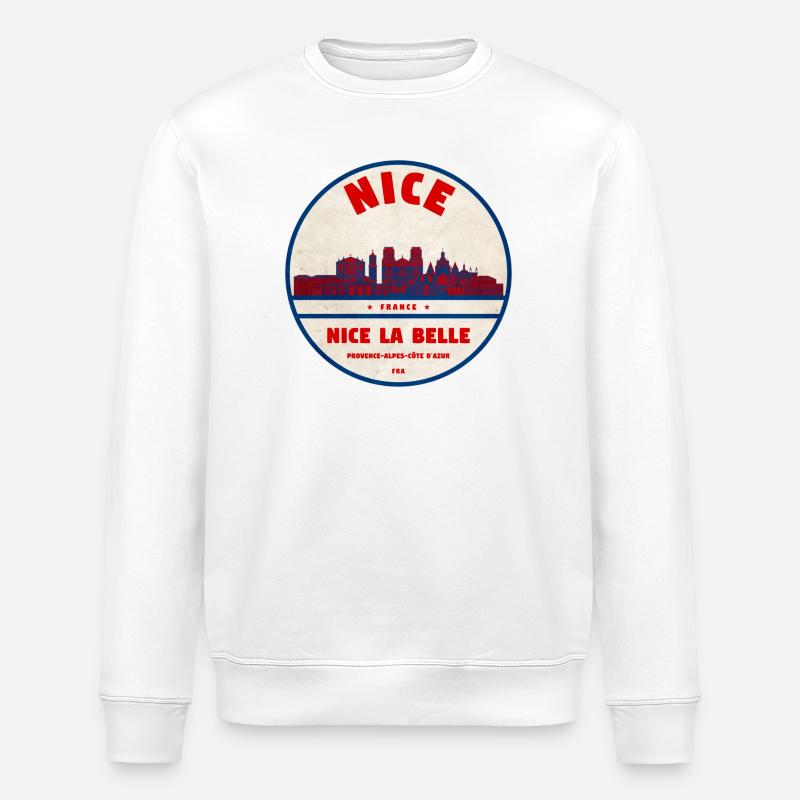 La silhouette de la belle - Sweat bio ROLLER Stanley/Stella Unisexe - blanc
