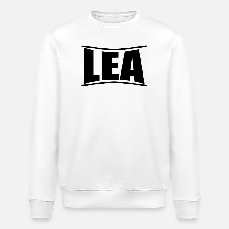 T-Shirt Lea T-Shirt Geschenkidee - Stanley/Stella Unisex Bio-Sweatshirt ROLLER - Weiß