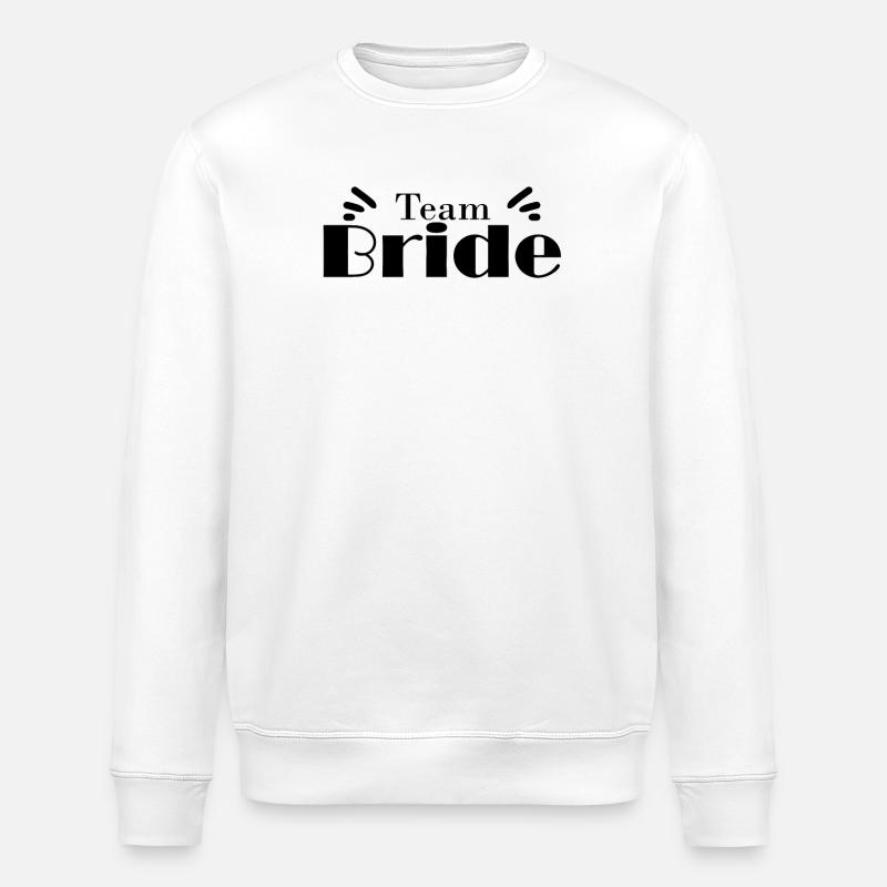 Team Bridal Wedding Celebration - Stanley/Stella ROLLER Unisex Organic Sweatshirt - white