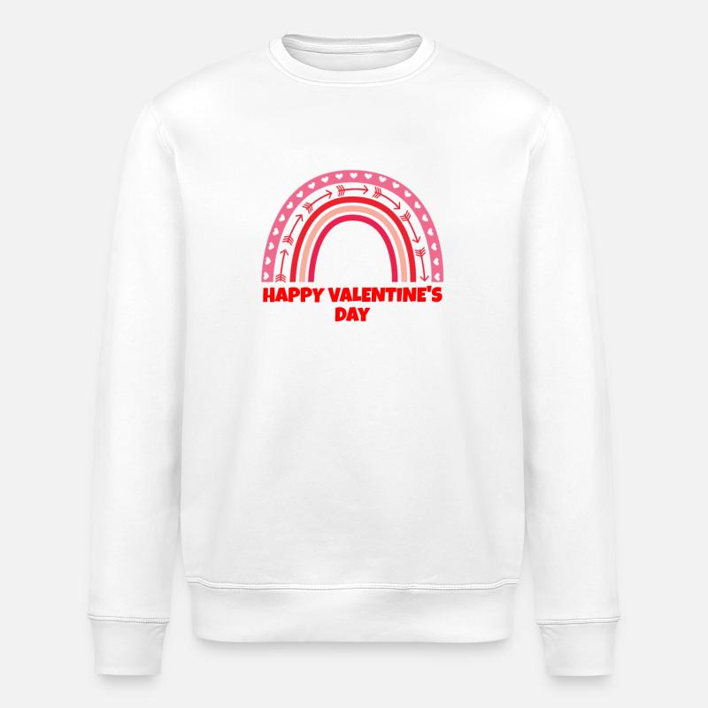 Saint-Valentin, Saint-Valentin, Saint-Valentin - Sweat bio ROLLER Stanley/Stella Unisexe - blanc
