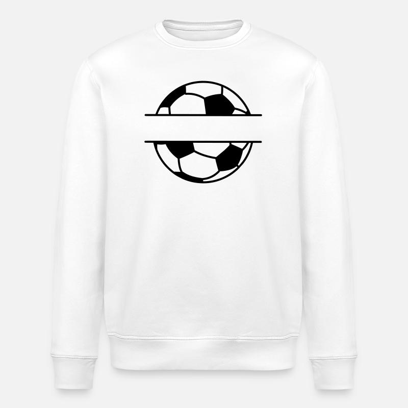 Bannière de nom de football - Sweat bio ROLLER Stanley/Stella Unisexe - blanc