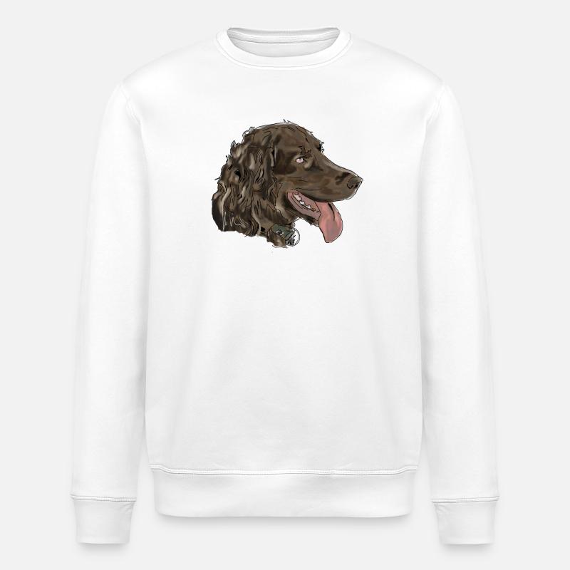 Quaildog - Stanley/Stella ROLLER Unisex Organic Sweatshirt - white
