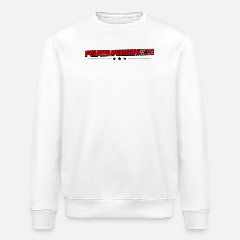 Pompier Say Pompiers Pompiers professionnels - Sweat bio ROLLER Stanley/Stella Unisexe - blanc