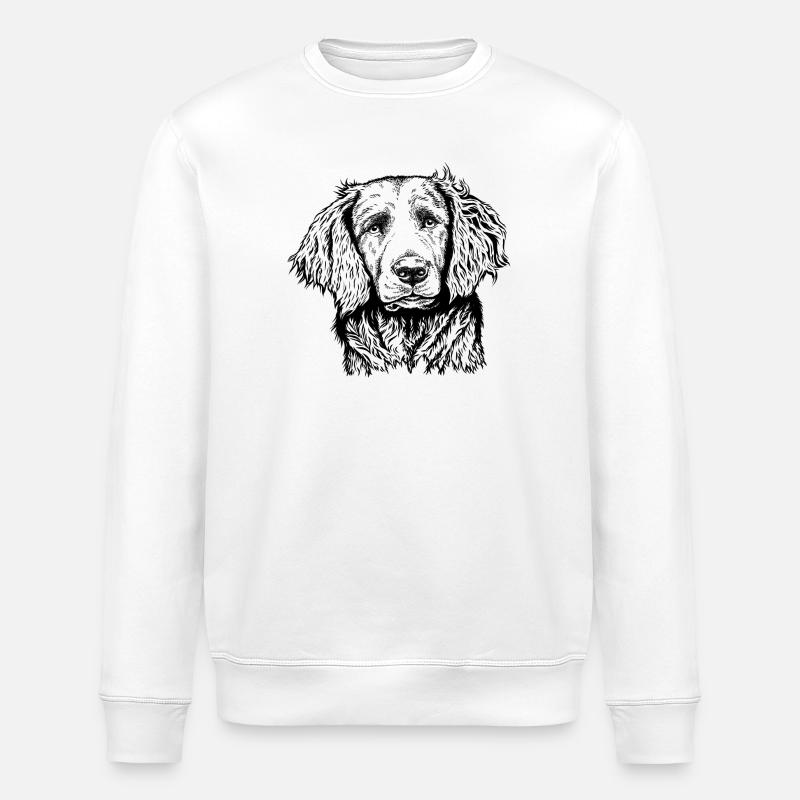 Portrait de caille - Sweat bio ROLLER Stanley/Stella Unisexe - blanc