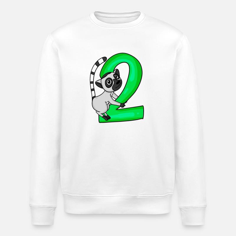 2 years old - Stanley/Stella ROLLER Unisex Organic Sweatshirt - white