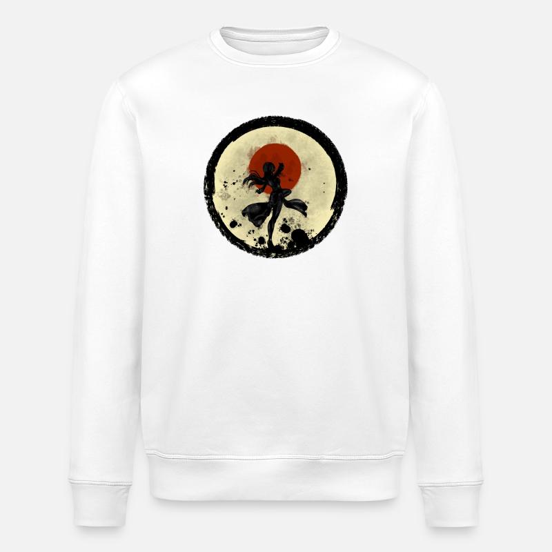 Geisha Action - Stanley/Stella Unisex Bio-Sweatshirt ROLLER - Weiß