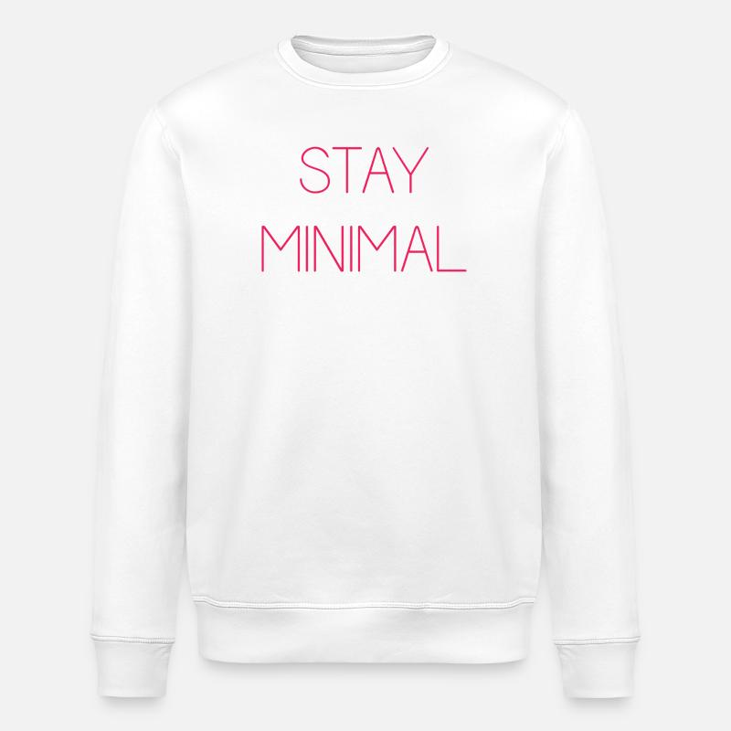 Restez minimal - Sweat bio ROLLER Stanley/Stella Unisexe - blanc