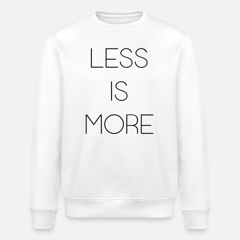 Moins, c’est plus - Sweat bio ROLLER Stanley/Stella Unisexe - blanc