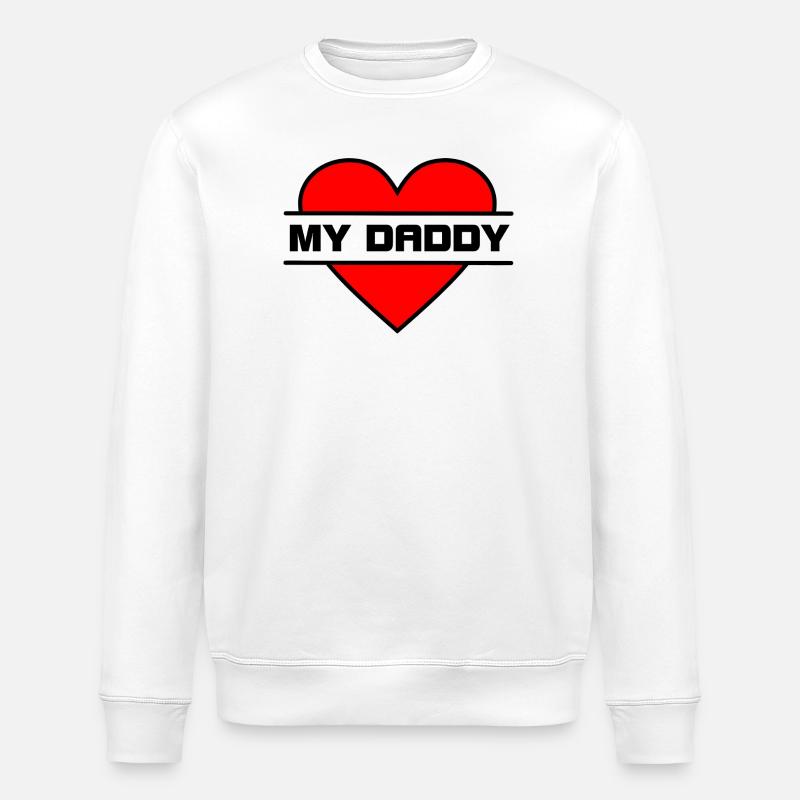 Liebe dein Herz 034 - Stanley/Stella Unisex Bio-Sweatshirt ROLLER - Weiß