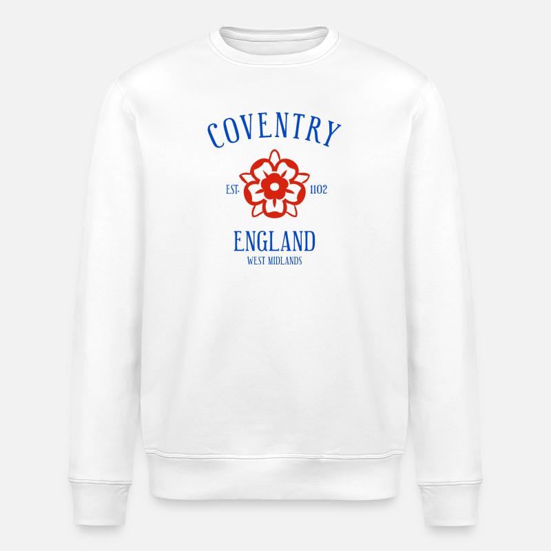 COVENTRY England - Stanley/Stella Unisex Bio-Sweatshirt ROLLER - Weiß