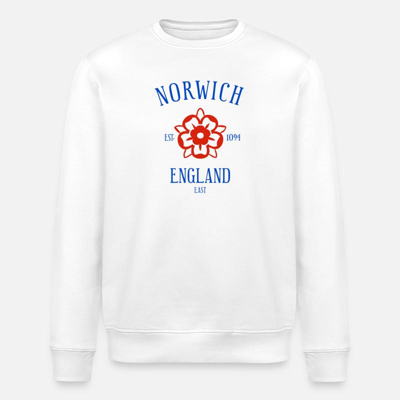 NORWICH Angleterre - Sweat bio ROLLER Stanley/Stella Unisexe - blanc
