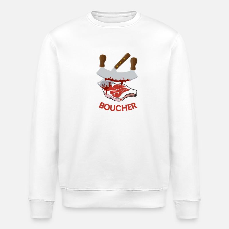 Boucher - Sweat bio ROLLER Stanley/Stella Unisexe - blanc