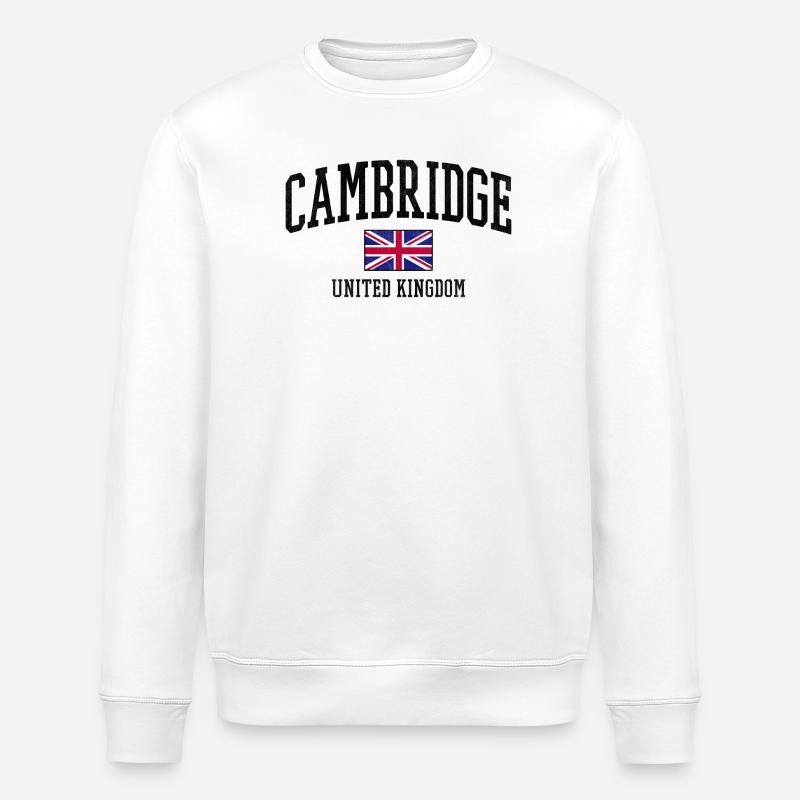Cambridge England - Stanley/Stella Unisex Bio-Sweatshirt ROLLER - Weiß