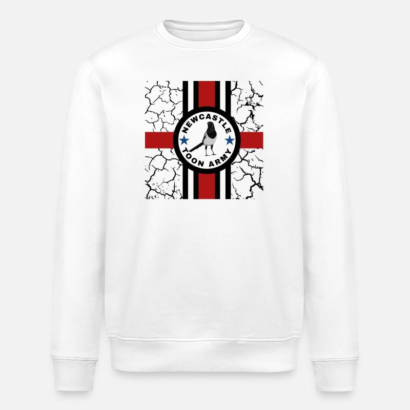 Magstripe England Crack - Stanley/Stella Unisex Bio-Sweatshirt ROLLER - Weiß