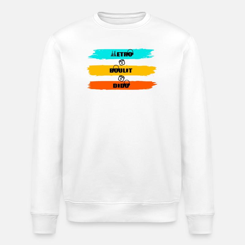Metro Dodo Arbeit - Stanley/Stella Unisex Bio-Sweatshirt ROLLER - Weiß