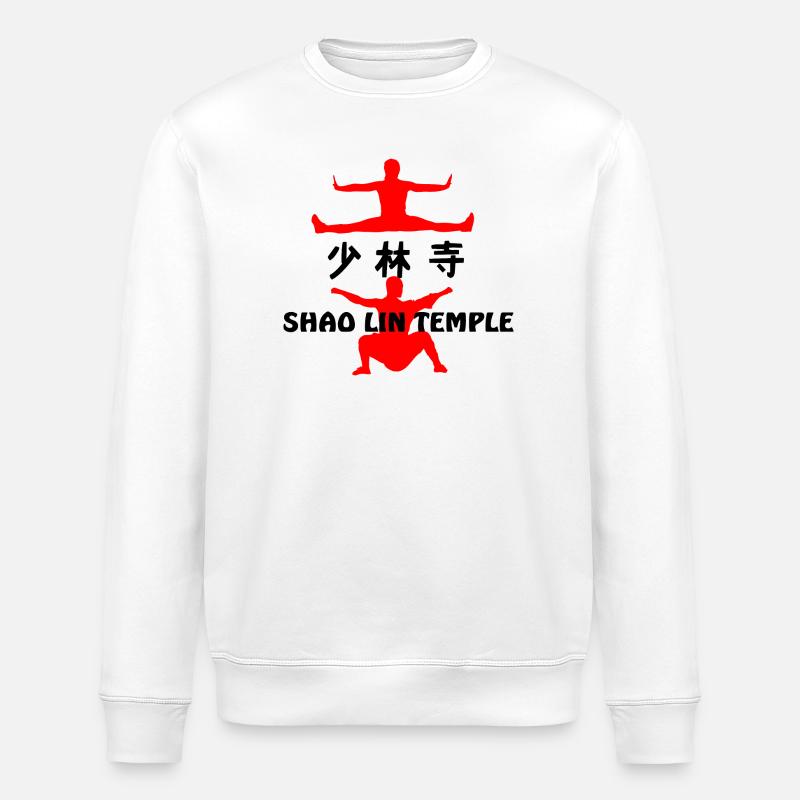 Świątynia Kung fu Shaolin - Ekologiczna bluza typu unisex Stanley/Stella ROLLER - biały