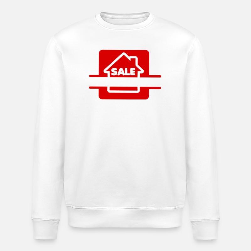 Maison à vendre - Sweat bio ROLLER Stanley/Stella Unisexe - blanc