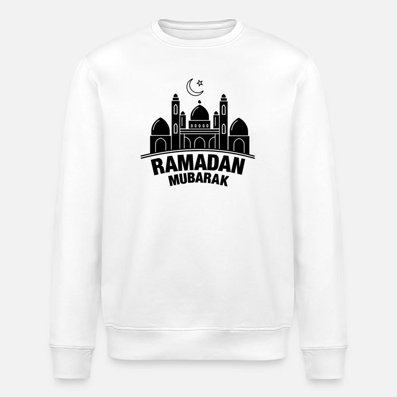 Ramadan Moubarak - Sweat bio ROLLER Stanley/Stella Unisexe - blanc