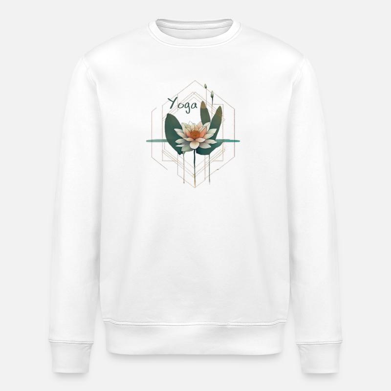 Yoga - Stanley/Stella Unisex Bio-Sweatshirt ROLLER - Weiß