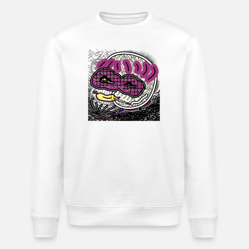 Comic-Mann - Stanley/Stella Unisex Bio-Sweatshirt ROLLER - Weiß