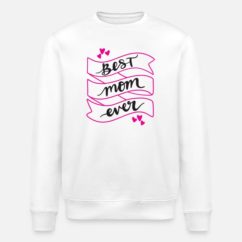 Meilleure maman de tous les temps - Sweat bio ROLLER Stanley/Stella Unisexe - blanc