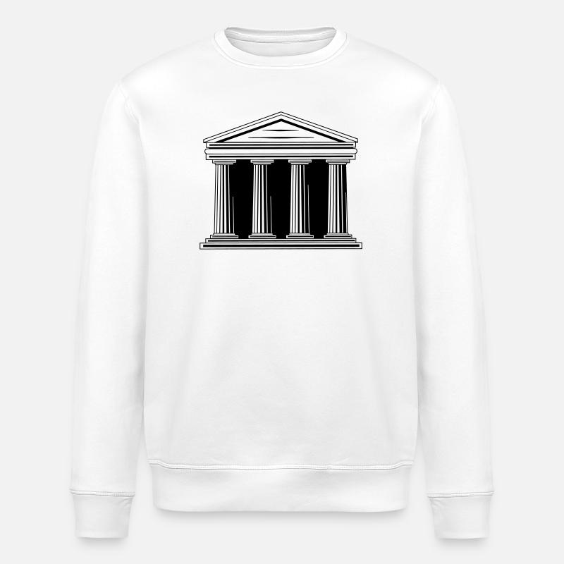 Logo du palais de justice - Sweat bio ROLLER Stanley/Stella Unisexe - blanc