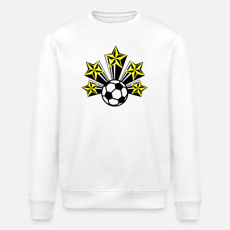 Fußball mit Stars - Stanley/Stella Unisex Bio-Sweatshirt ROLLER - Weiß