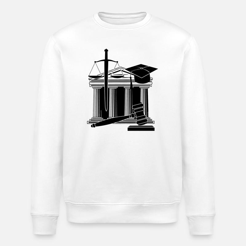 Logo de la Cour - Sweat bio ROLLER Stanley/Stella Unisexe - blanc