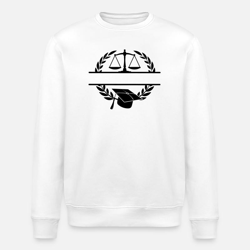 Avocat à succès - Sweat bio ROLLER Stanley/Stella Unisexe - blanc