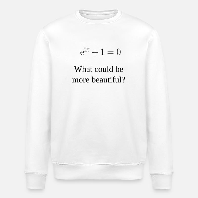 Euler-Formel - Stanley/Stella Unisex Bio-Sweatshirt ROLLER - Weiß