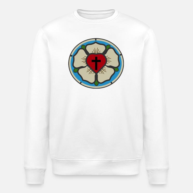 Martin Luther Rose - Sweat bio ROLLER Stanley/Stella Unisexe - blanc