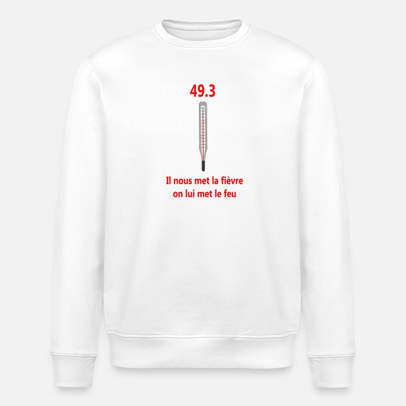 49.3 - Sweat bio ROLLER Stanley/Stella Unisexe - blanc