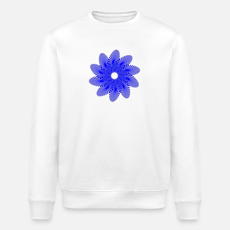 Mandala | Sunbeams | Pattern - Stanley/Stella ROLLER Unisex Organic Sweatshirt - white
