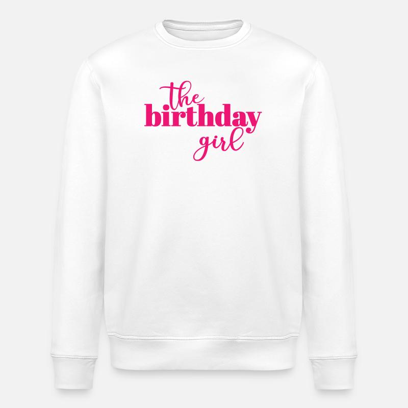 La fille d’anniversaire - Sweat bio ROLLER Stanley/Stella Unisexe - blanc