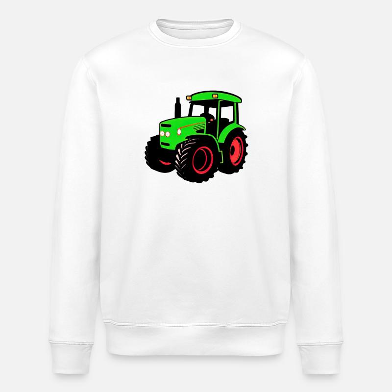 Tracteur - Sweat bio ROLLER Stanley/Stella Unisexe - blanc