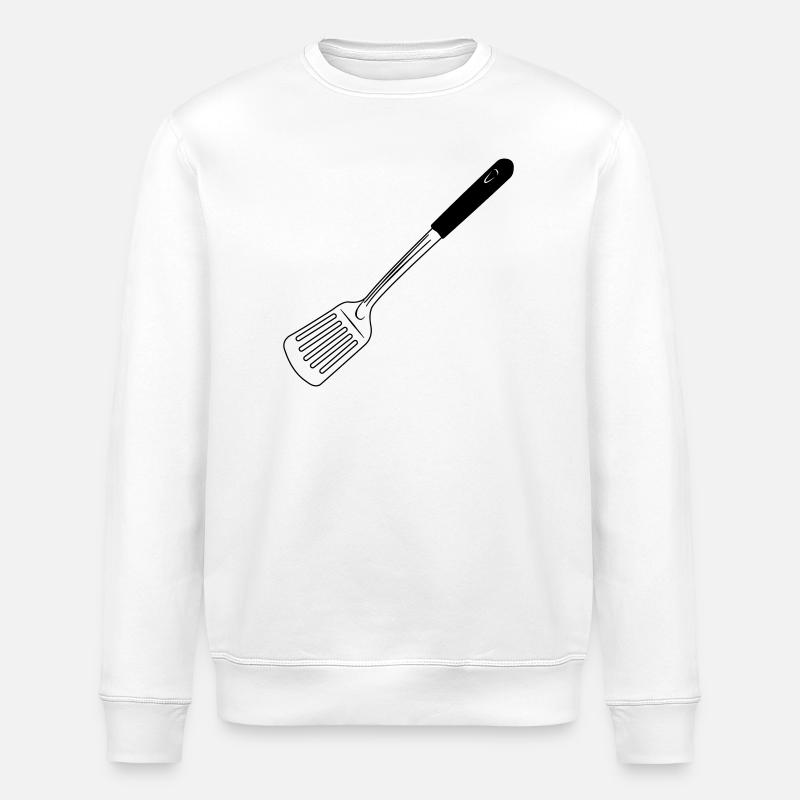 Kitchen utensils baking shovel - Stanley/Stella ROLLER Unisex Organic Sweatshirt - white