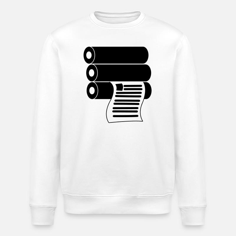 Printing logo - Stanley/Stella ROLLER Unisex Organic Sweatshirt - white