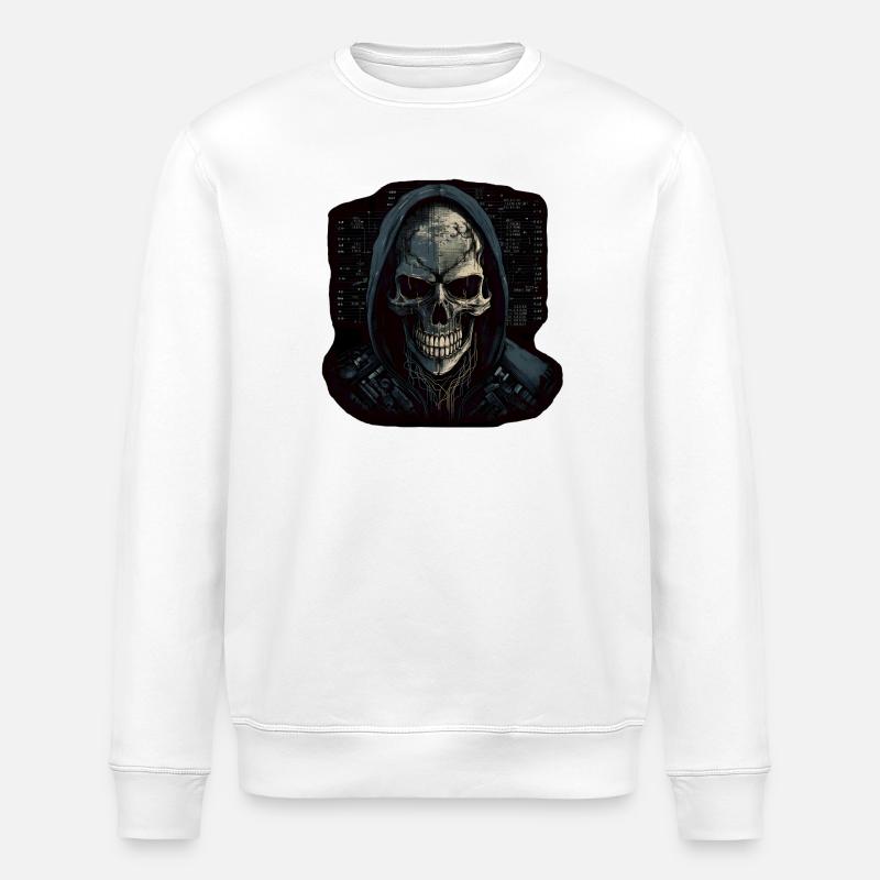 Hacker - Stanley/Stella ROLLER Unisex Organic Sweatshirt - white