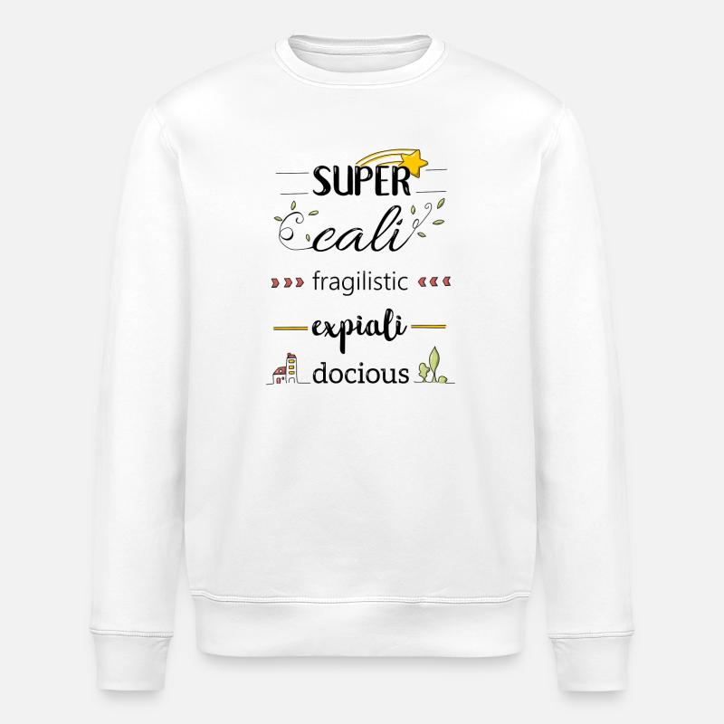 Magie et fun - Sweat bio ROLLER Stanley/Stella Unisexe - blanc