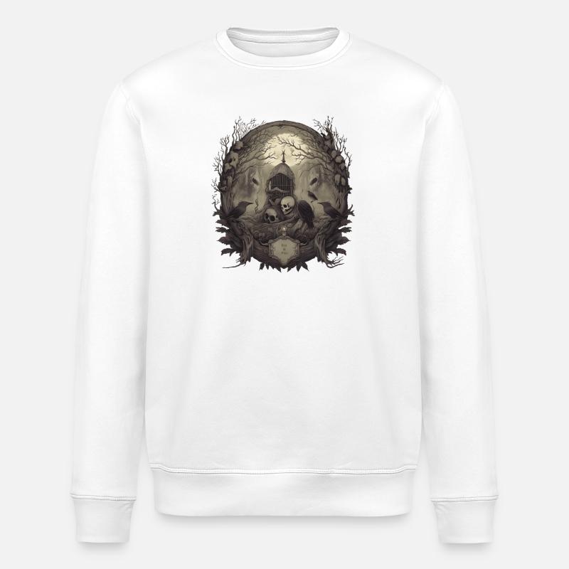 Gothique - Sweat bio ROLLER Stanley/Stella Unisexe - blanc