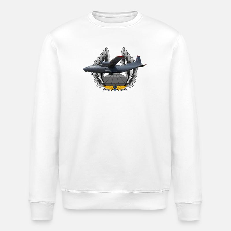 An-12 - Sweat bio ROLLER Stanley/Stella Unisexe - blanc