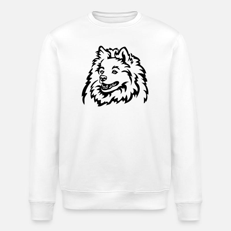 Pointed head - Stanley/Stella ROLLER Unisex Organic Sweatshirt - white