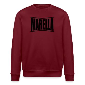 T-Shirt Name Marella T-Shirt Geschenkidee - Stanley/Stella Unisex Bio-Sweatshirt ROLLER - Weiß - Vorne - Nik (191cm)