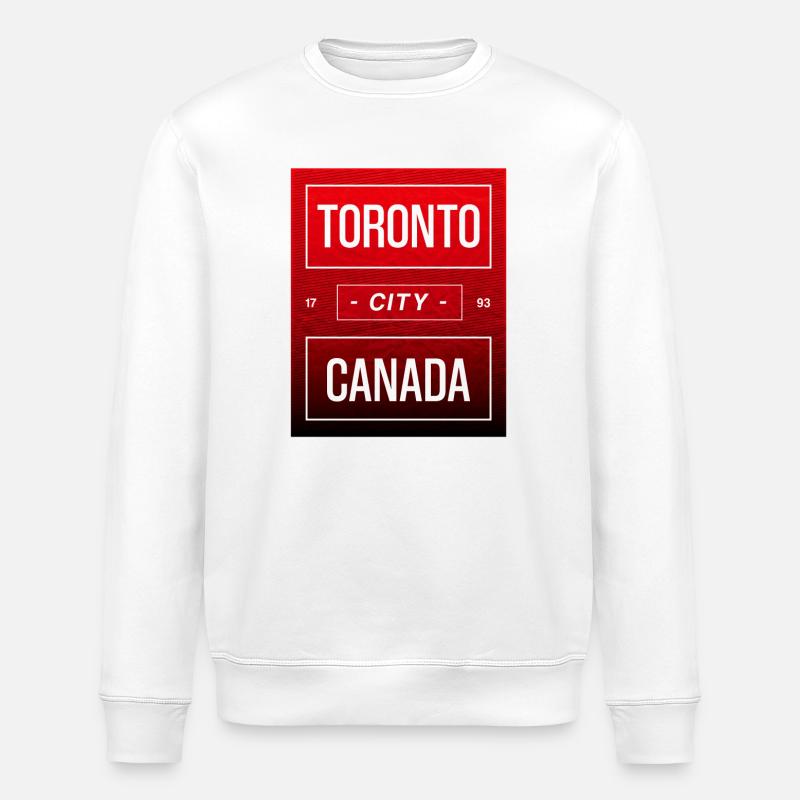 Toronto, Canada - Sweat bio ROLLER Stanley/Stella Unisexe - blanc
