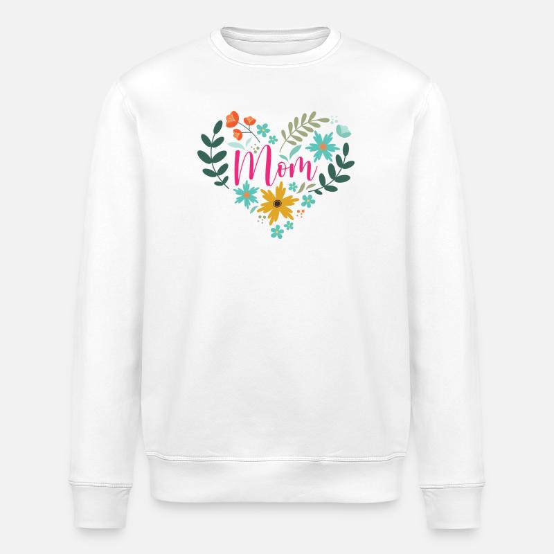 Beste Mutter aller Zeiten - Stanley/Stella Unisex Bio-Sweatshirt ROLLER - Weiß