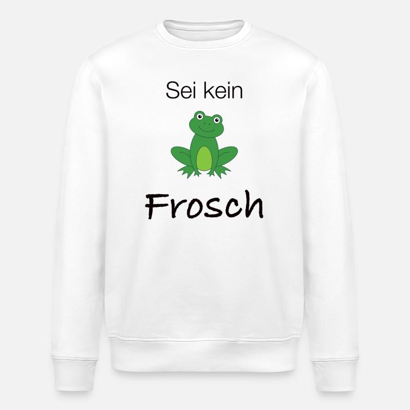 Sei kein Frosch - Stanley/Stella Unisex Bio-Sweatshirt ROLLER - Weiß