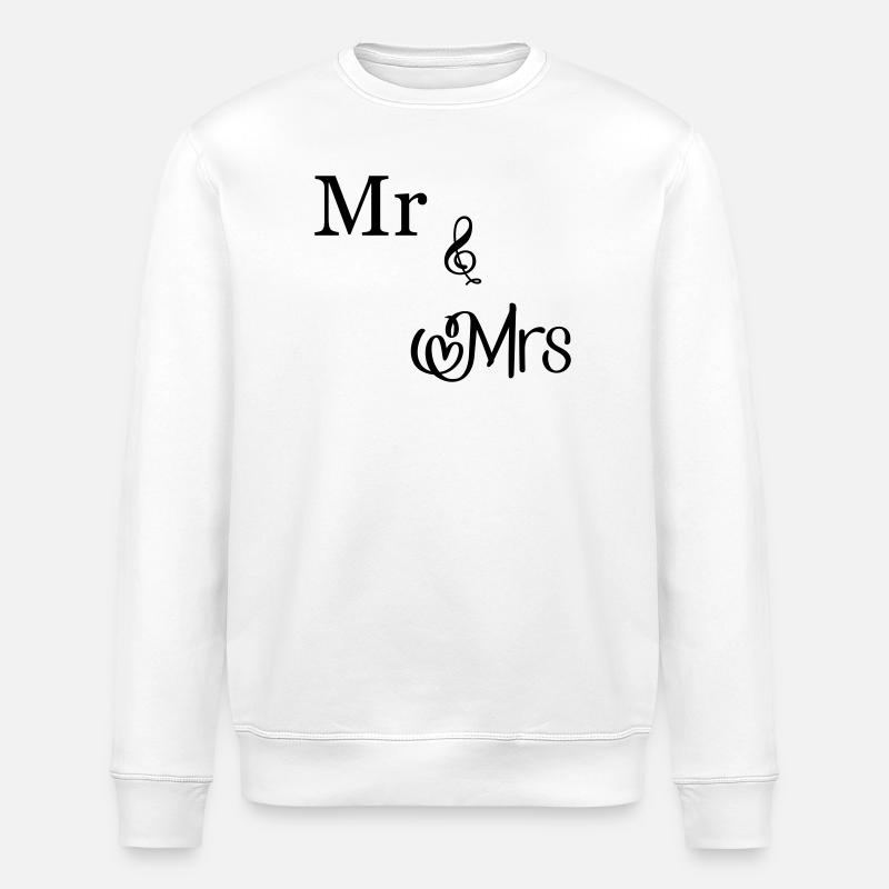 M. et Mme - Sweat bio ROLLER Stanley/Stella Unisexe - blanc