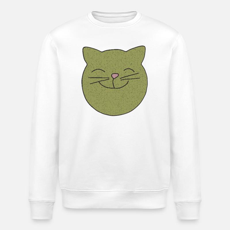 Rires de chat - Sweat bio ROLLER Stanley/Stella Unisexe - blanc