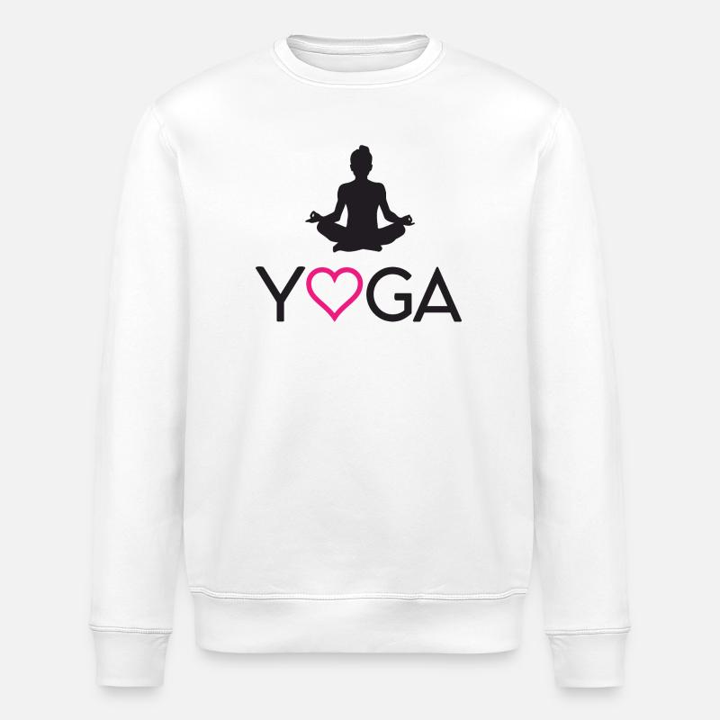 Joga - Stanley/Stella Unisex Bio-Sweatshirt ROLLER - Weiß
