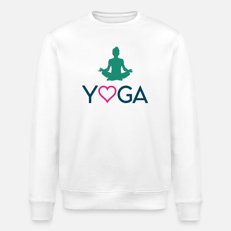 Joga - Stanley/Stella Unisex Bio-Sweatshirt ROLLER - Weiß